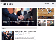 Tablet Screenshot of issaasad.net